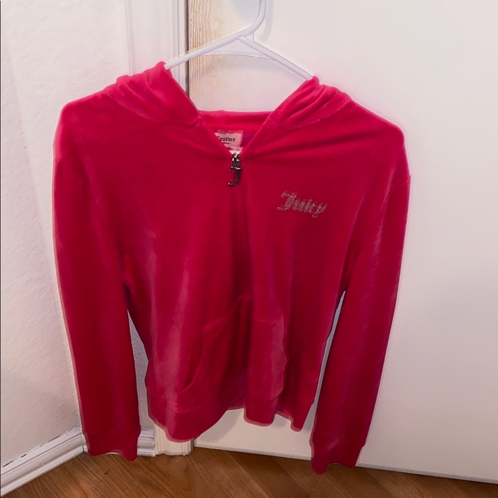 Juicy Couture Fuchsia Velour Jacket